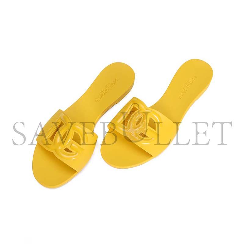 DOLCE GABBANA RUBBER BEACHWEAR SLIDERS CW2215AN99480204